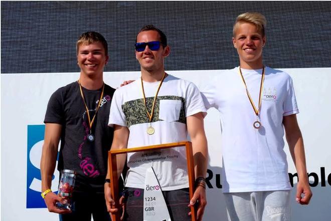 RS Aero 7 podium - RS Aero European Championships © Ants Haavel